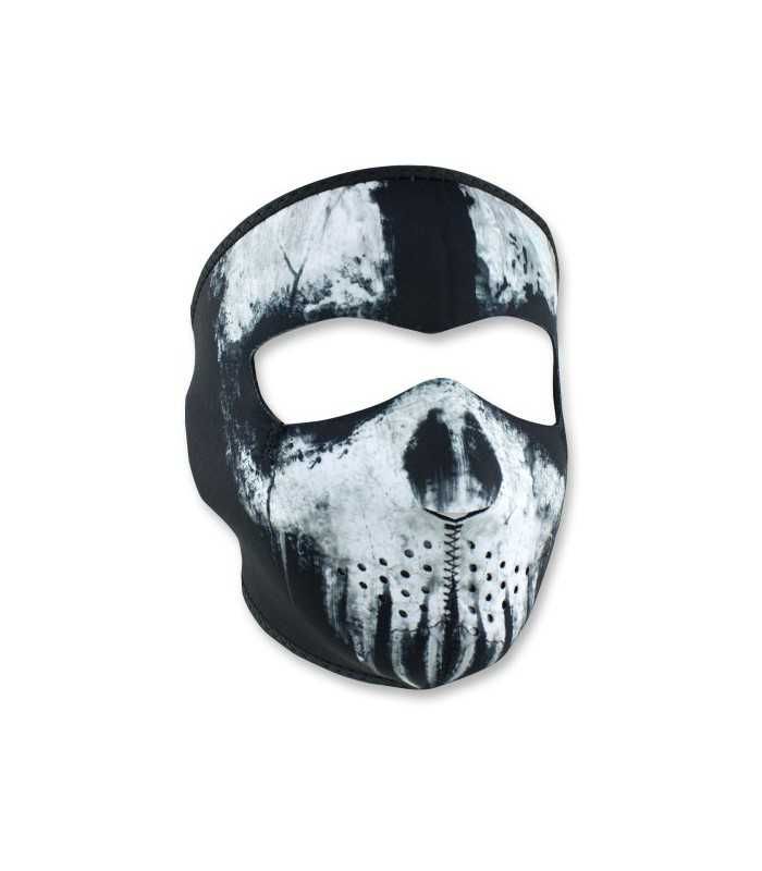 ZAN FULL FACE MASK SKULL GHOST ONE SIZE