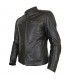 Prexport Diamond leather jacket lady black