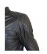 Prexport Diamond leather jacket lady black