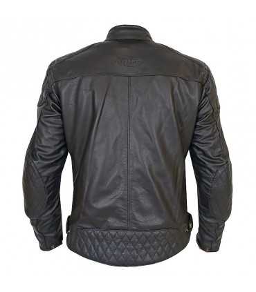 Prexport Diamond leather jacket lady black