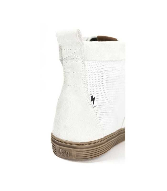 JOHN DOE MOTORCYCLE SNEAKERS NEO WHITE BROWN CE