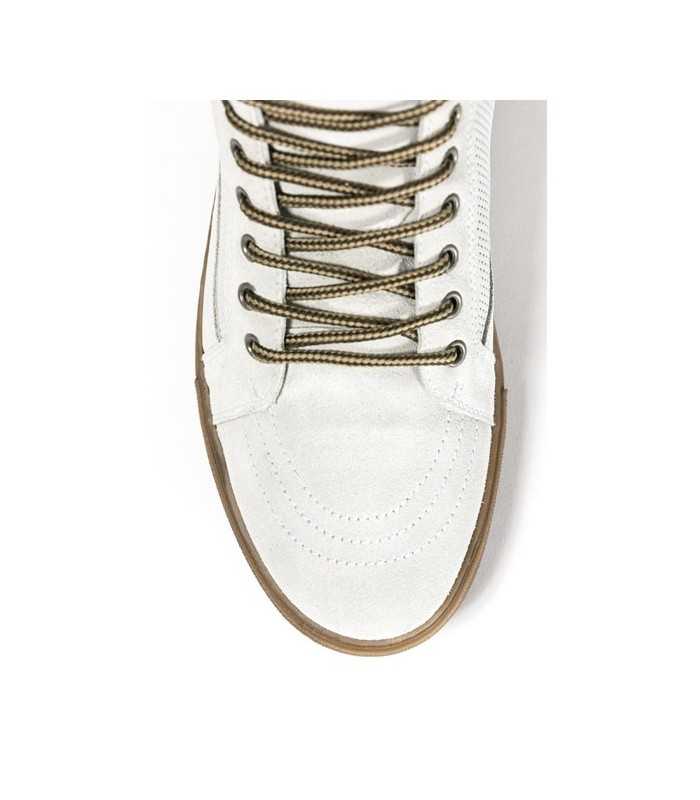 JOHN DOE MOTORCYCLE SNEAKERS NEO WHITE BROWN CE