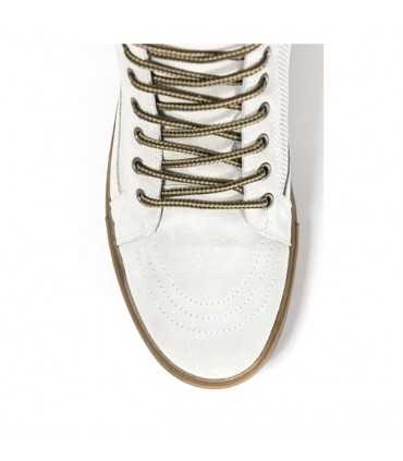 JOHN DOE MOTORCYCLE SNEAKERS NEO WHITE BROWN CE