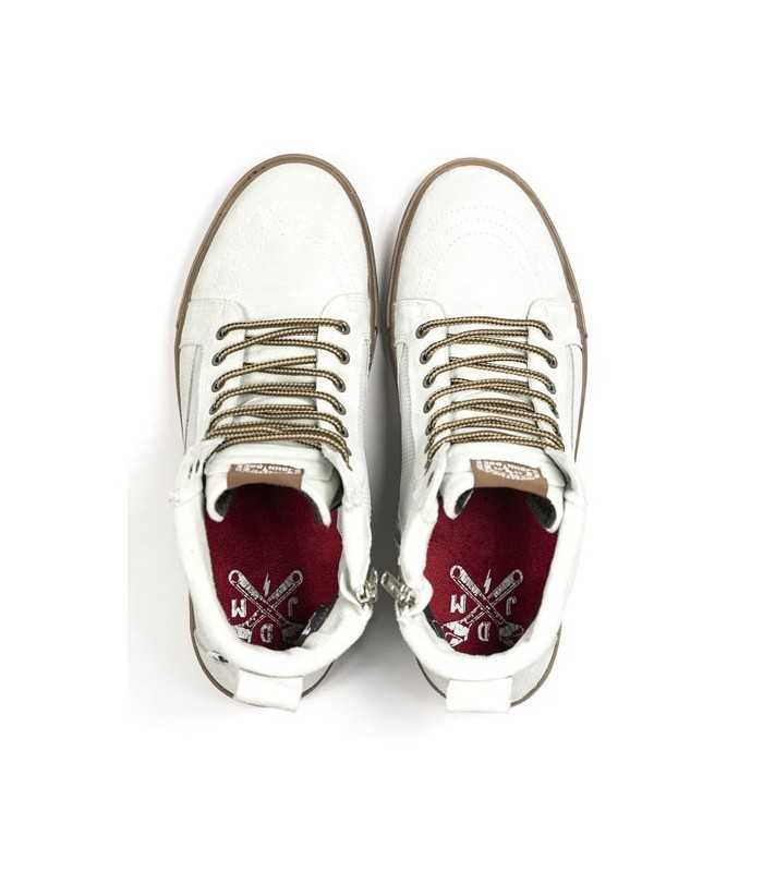 JOHN DOE MOTORCYCLE SNEAKERS NEO WHITE BROWN CE