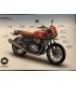 C-RACER Kotflügel hinten mit Bremsleuchte SCRAMBLER ROYAL ENFIELD CONTINENTAL GT 650 EFI