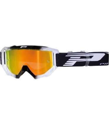 Progrip maschera cross 3200-126 FL nero/ bianco