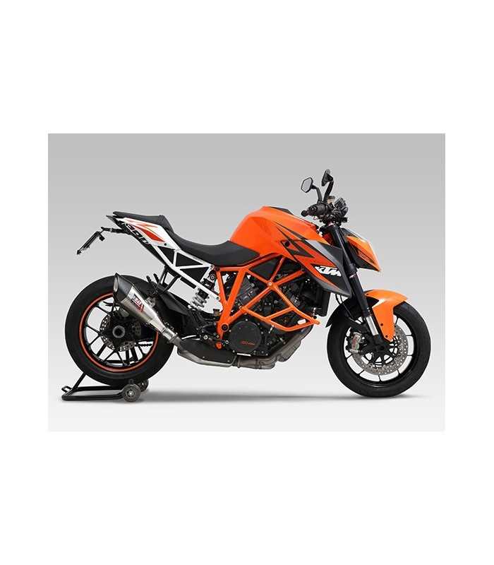 Yoshimura R-11 KTM 1290 Super Duke R (2014-16) Muffler Satin Steel/Carbon End Cap