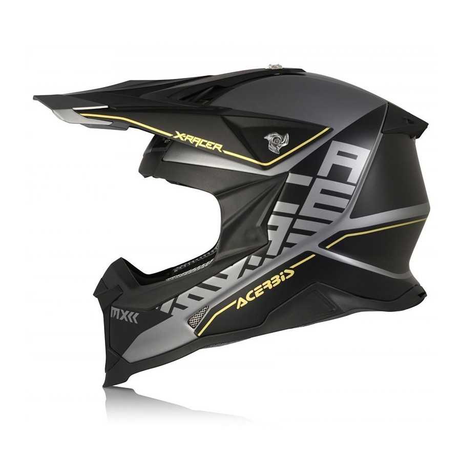 Casco Cross Acerbis X Racer Vtr nero