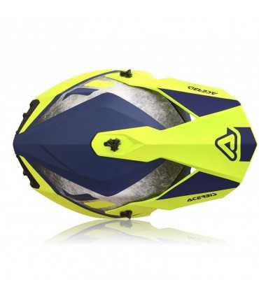 Casque cross Acerbis Linear jaune bleu