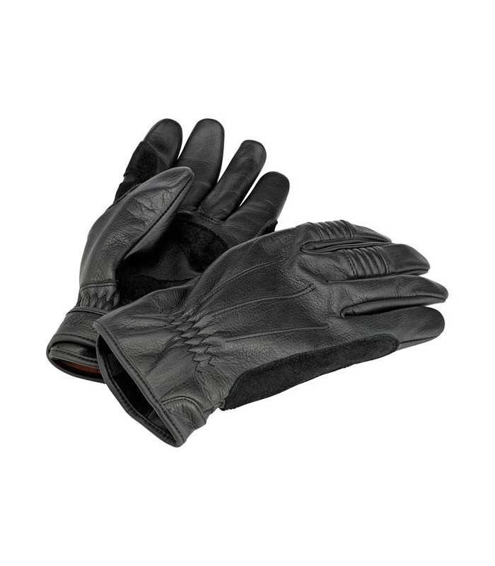 Biltwell Work leather gloves black