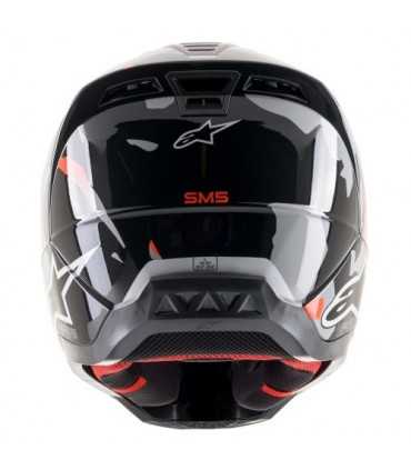 Alpinestars SM5 Rover black red cross helmet