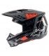 Alpinestars SM5 Rover black red cross helmet