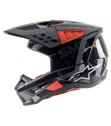 Alpinestars SM5 Rover black red cross helmet