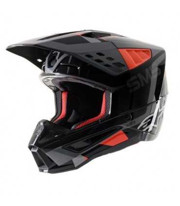 Alpinestars SM5 Rover black red cross helmet