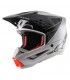 Casco motocross Alpinestars SM5 Rayon grigio nero