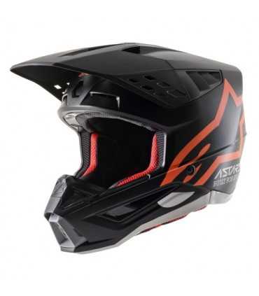 Alpinestars SM5 Compass black orange cross helmet