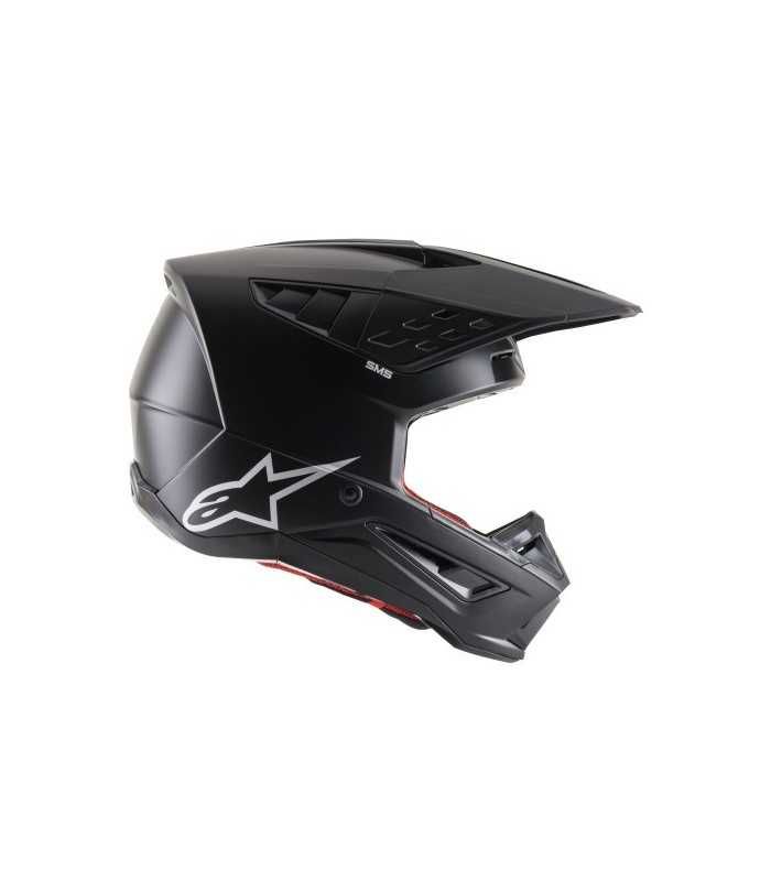 Casco motocross Alpinestars SM5 solid nero opaco