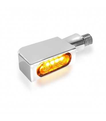 Apprved turn signal HEINZ BIKES BLOKK LINE MICRO chrome