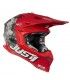 Casco cross Just-1 J39 Kinetic Camo rosso