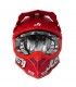 Casco cross Just-1 J39 Kinetic Camo rosso