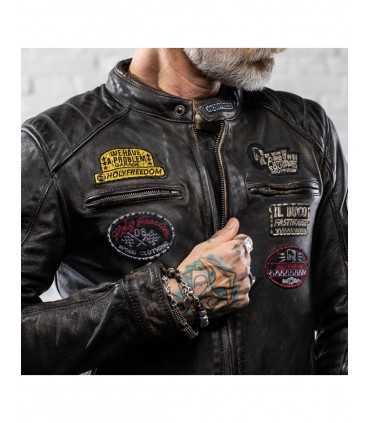 HOLY FREEDOM ZERO Evolution LEATHER JACKET BLACK