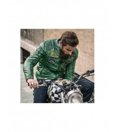 Holy FREEDOM ZERO GREEN EVOLUTION LEATHER JACKET