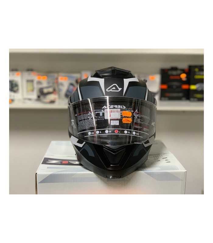 Flip up helmet Acerbis Serel multi black white