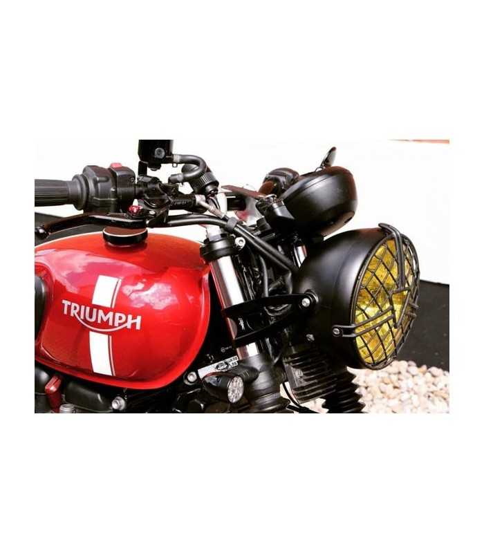 MOTONESPEED TWIN SPEEDO BRACKET. SCHWARZ