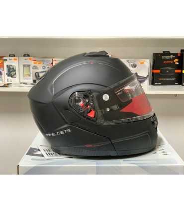 MT Helmets ATOM sv solid nero opaco