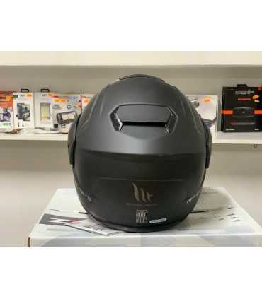 MT Helmets ATOM sv solid nero opaco