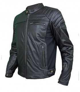Prexport Ghost leather black jacket