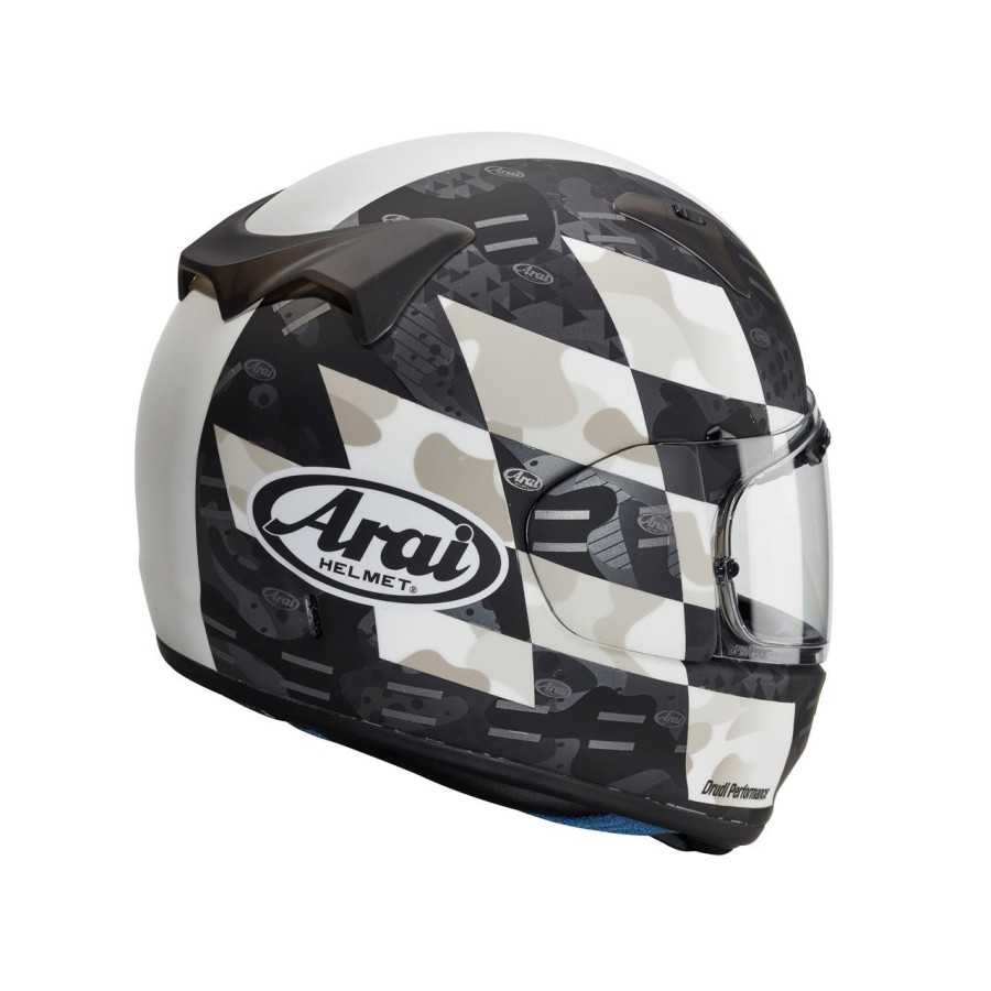 Casco Arai Profile-v Patch white