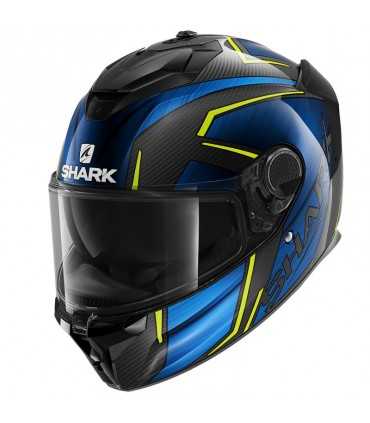 Casque Shark Spartan GT Carbon Kromium bleu