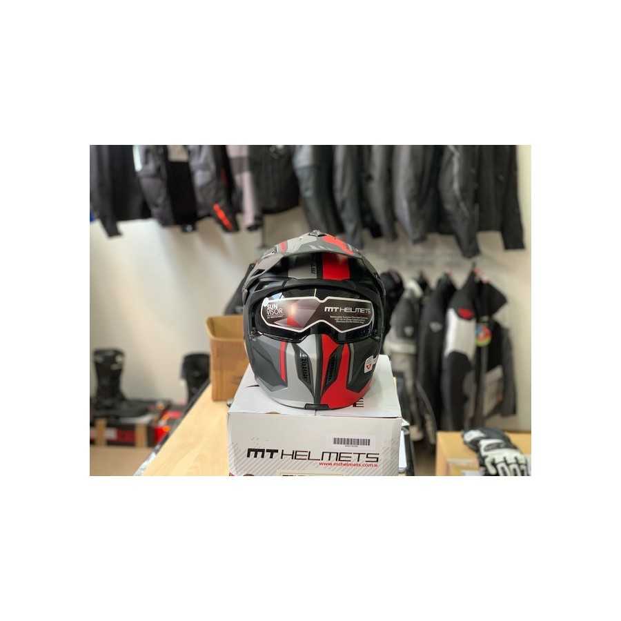 Mt Helmets Streetfighter Sv Twin C5 red matt