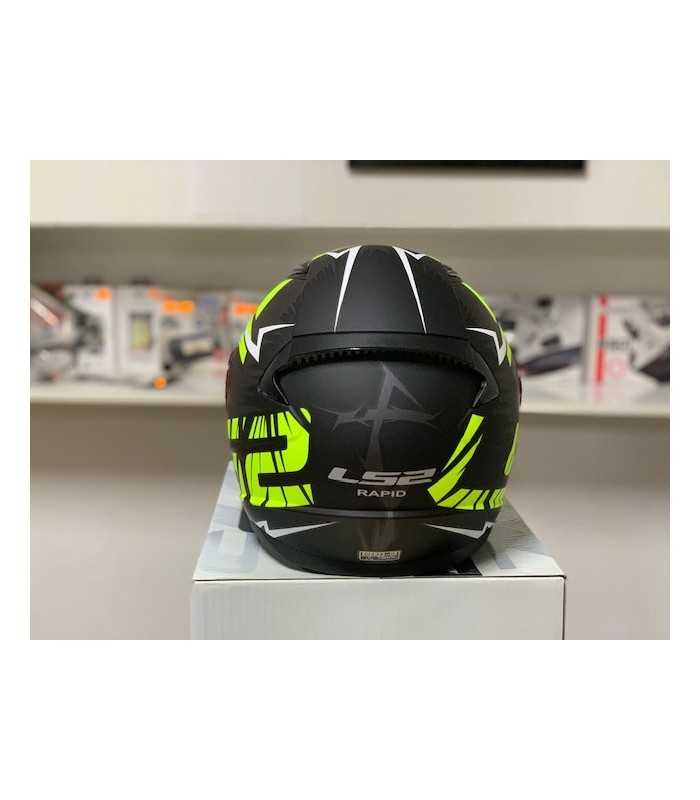LS2 FF353 Rapid Chromo black matt yellow