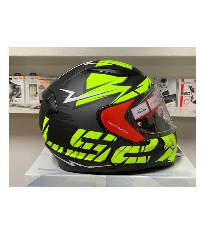 LS2 FF353 Rapid Chromo black matt yellow