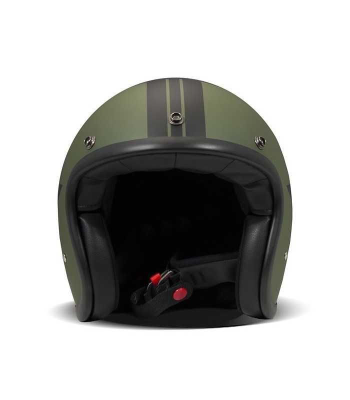 Dmd Retro Star green matt helmet