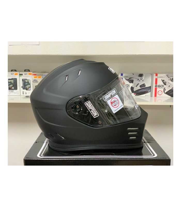 Simpson Venom black matt helmet 22.06