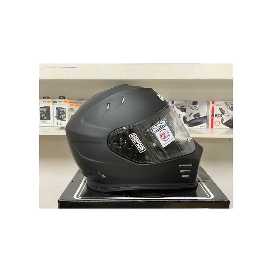 Simpson Venom black matt helmet