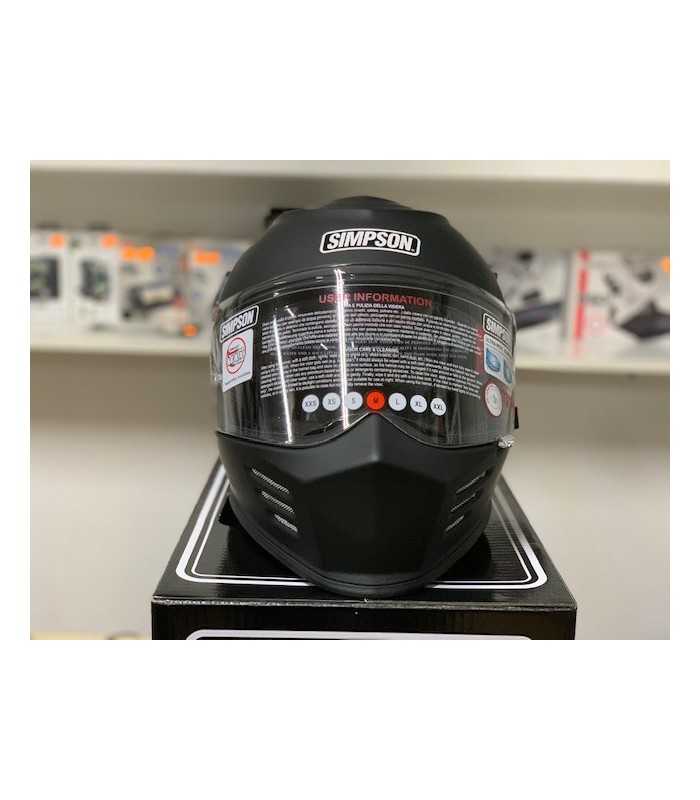 Casque Simpson Venom noir matt 22.06