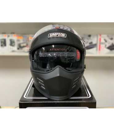 Simpson Venom black matt helmet