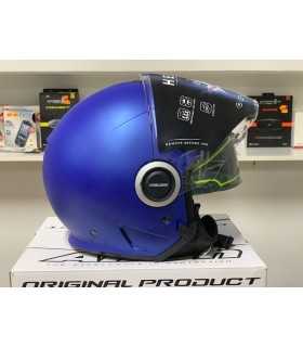 JET HELMET AIROH HELIOS BLAUE MATT