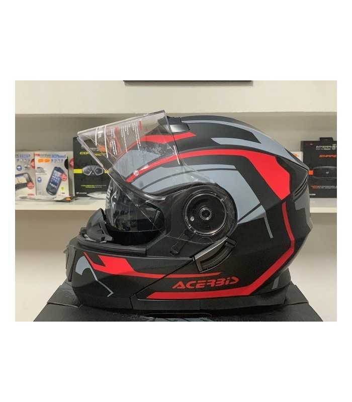Acerbis Serel Multi-Klapphelm schwarz rot
