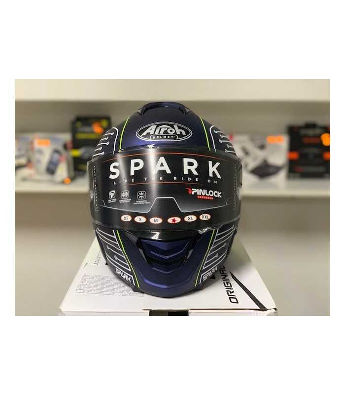 Airoh Spark Cyrcuit blue matt