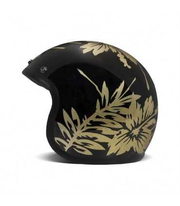 CASQUE DMD VINTAGE FLOWER BLACK