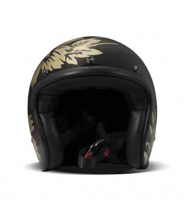 CASQUE DMD VINTAGE FLOWER BLACK