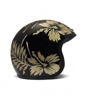 CASQUE DMD VINTAGE FLOWER BLACK