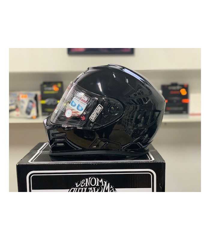Simpson Venom black helmet 22.06