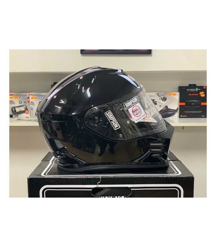 Simpson Venom black helmet 22.06