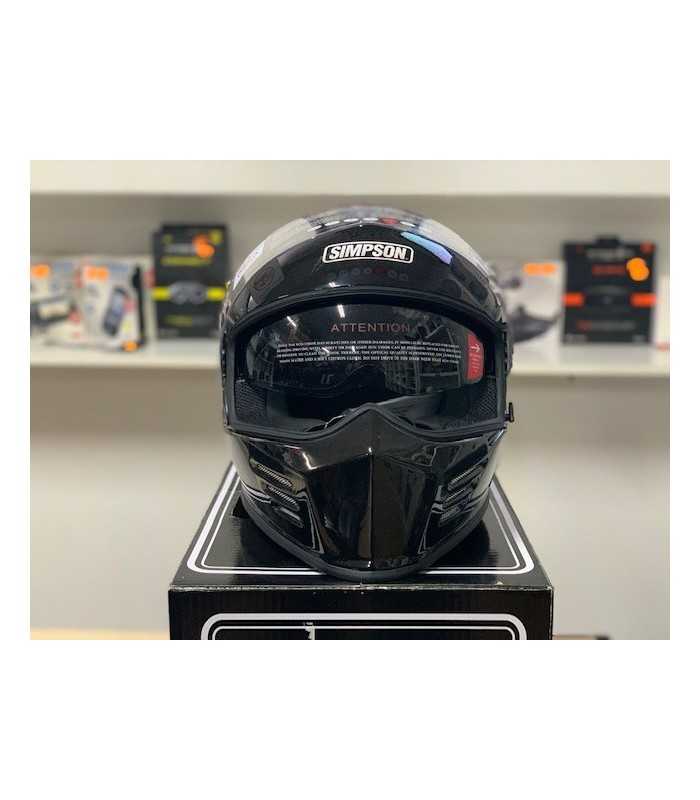 Simpson Venom black helmet 22.06